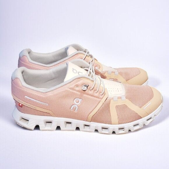 On Running Shoes - On Cloud 5 Sneakers Sz 9 Rose / Shell